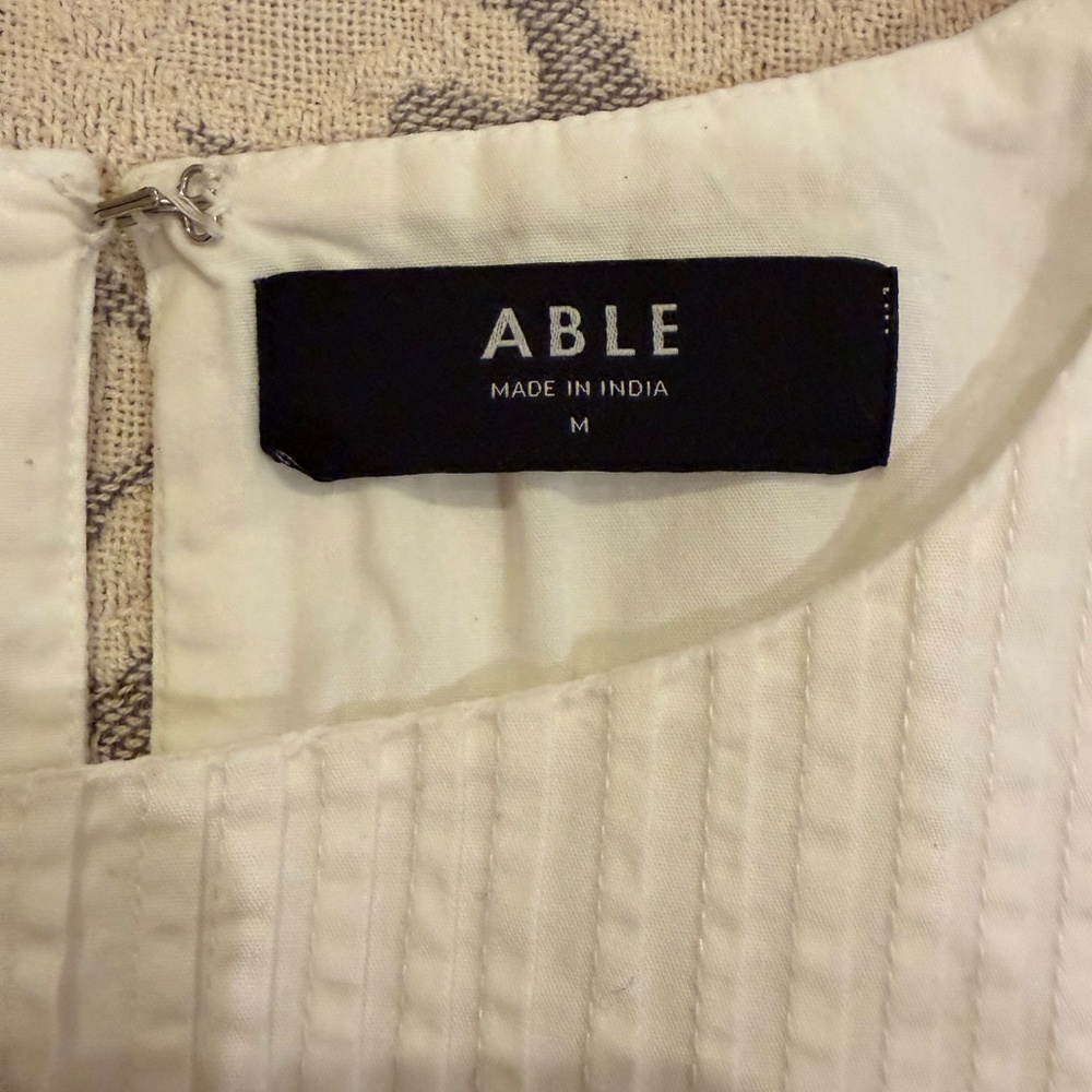 ABLE Sarah Ruffle Blouse | Size Medium - Picture 9 of 12